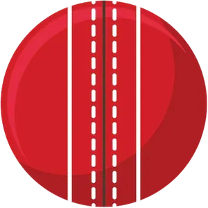 Red cricket ball